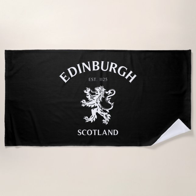 EDINBURGH Schottland Strandtuch (Vorderseite)
