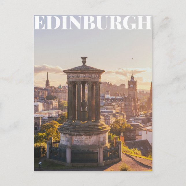 Edinburgh, Schottland, UK Postkarte (Vorderseite)