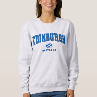 Edinburgh Schottland Uk Vintage Hochschulstil Sweatshirt