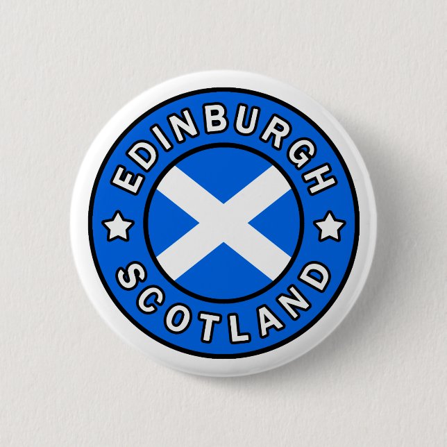 Edinburgh Scotland Button (Vorderseite)