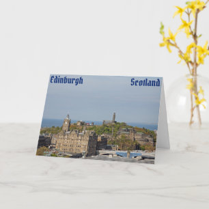 Edinburgh, Scotland Card Karte
