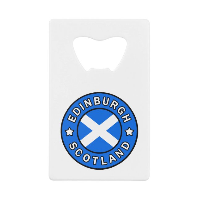 Edinburgh Scotland Geldbeutel Flaschenöffner (Vorderseite)