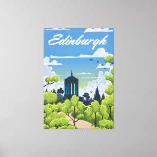 Edinburgh Scotland Leinwanddruck