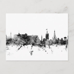Edinburgh Scotland Skyline Postkarte