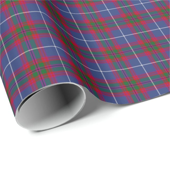 Edinburgh Scotland Tartan Pattern Geschenkpapier (Rolleneckpunkt)