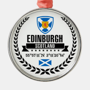 Edinburgh Silbernes Ornament