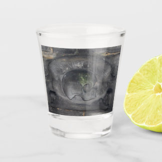 Edinburgh Skull und Kreuzknochen Schnapsglas