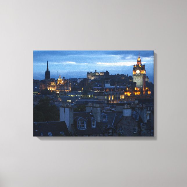 Edinburgh Skyline Leinwanddruck (Vorderseite)