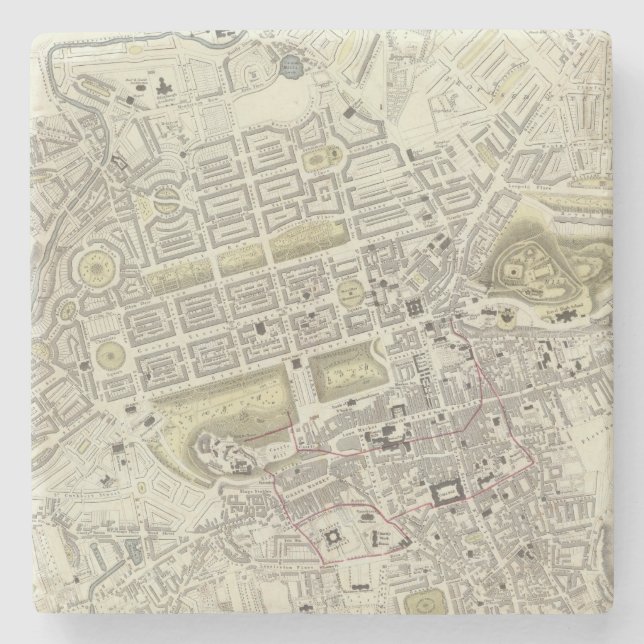 Edinburgh Steinuntersetzer (Vorderseite)