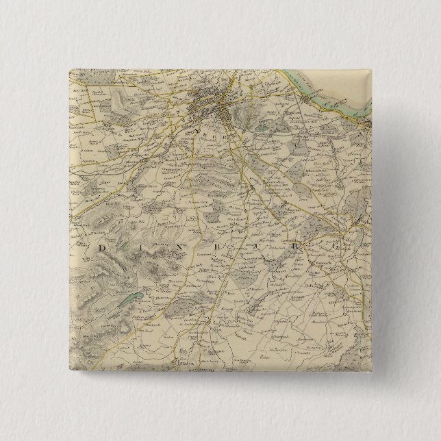 Edinburgh-Umgebung Button (Vorderseite)