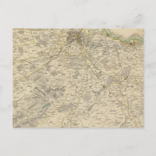 Edinburgh-Umgebungen Postkarte