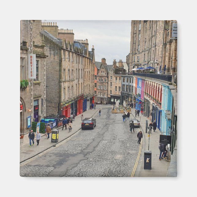 Edinburgh - Victoria Street Magnet (Vorne)