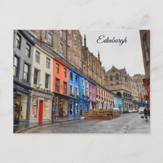 Edinburgh - Victoria Street Postkarte