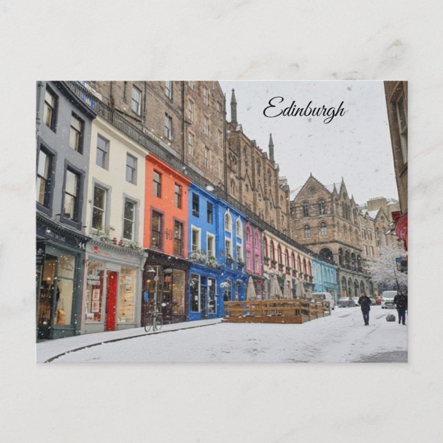 Edinburgh - Victoria Street Postkarte (Vorderseite)