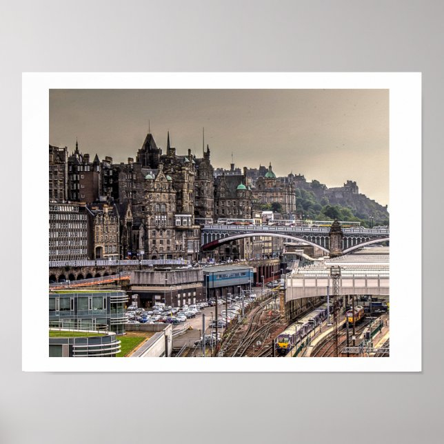 Edinburgh View Poster (Vorne)