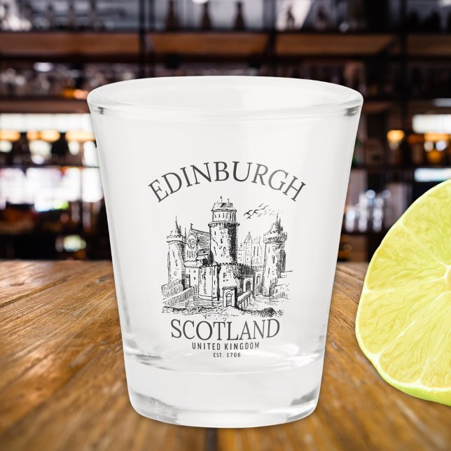 Edinburgh | Vintage United Kingdom Souvenir Schnapsglas (Von Creator hochgeladen)