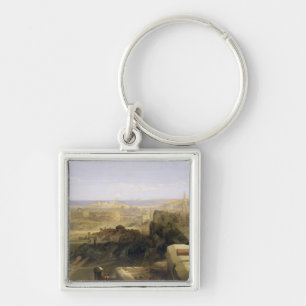 Edinburgh vom Schloss, 1847 (Öl auf Leinwand) Schlüsselanhänger