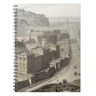 Edinburgh, von Calton Hügel, von 'einer Reise Notizblock