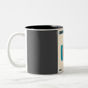 Edinburgh Zoo Panda Kunst  Zweifarbige Tasse