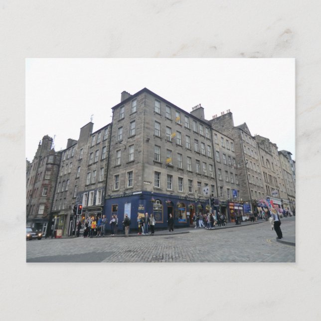 Edinburghs Taverne am Ende der Welt Postkarte (Vorderseite)