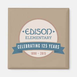 Edison 125e Anniversaire Magnet