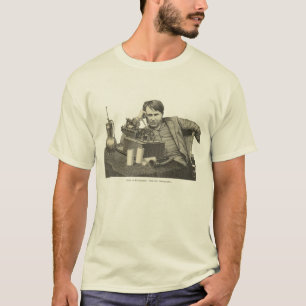 Edison am Phonographen T-Shirt