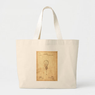 Edison Bulb Patent Jumbo Stoffbeutel