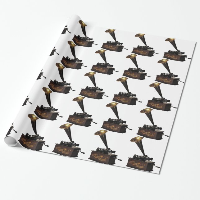 Edison-Heimphonograph Geschenkpapier (Ungerollt)