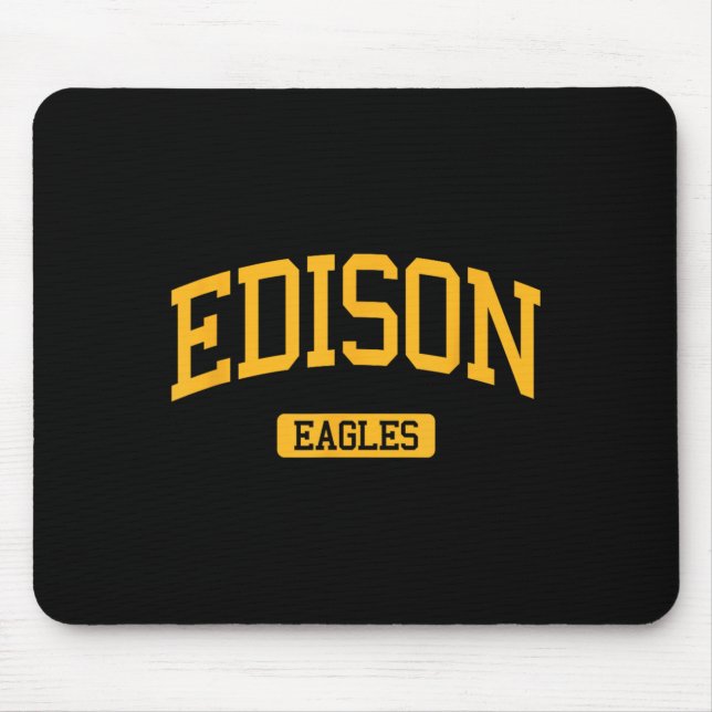 Edison High School Hs Edison Nj Varsity Srts  Mousepad (Vorne)