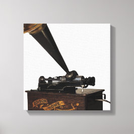 Edison Zuhause Phonograph Leinwanddruck