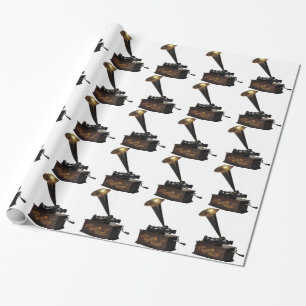 Edison-Zuhause-Plattenspieler Geschenkpapier