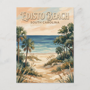 Edisto Beach South Carolina Postkarte