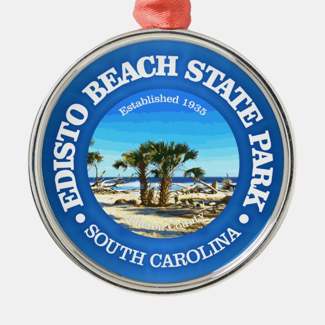 Edisto Beach SP Ornament Aus Metall (Vorne)