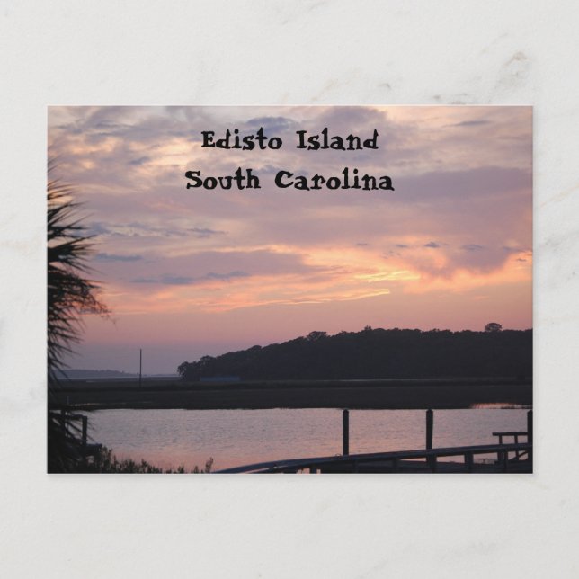 Edisto Island Postkarte (Vorderseite)
