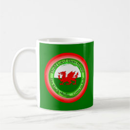 Edit Matching Welsh Dragon St David's Day Kaffeetasse