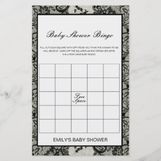 Editable Baby Bingo Baby Showgame PRINTED