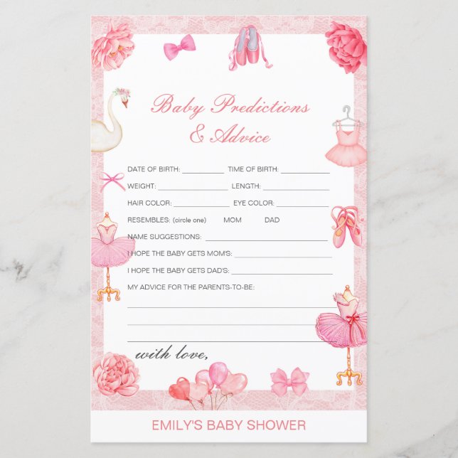 Editable Baby Predication and Advisor Baby Showroo (Vorderseite)