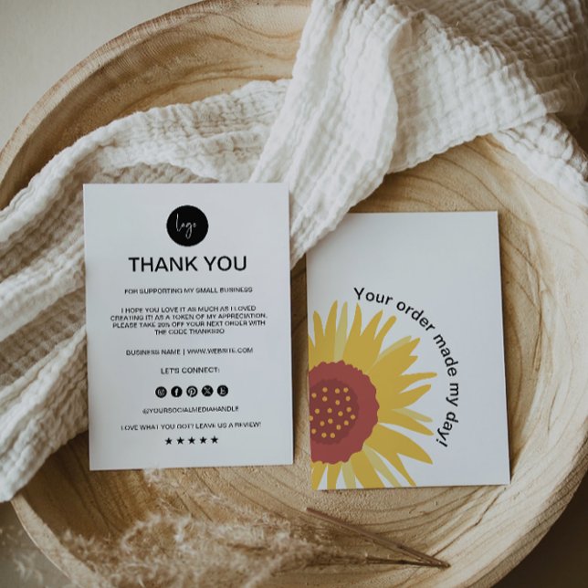 Editable Business danke You Card, (Editable Business Thank You Card,)