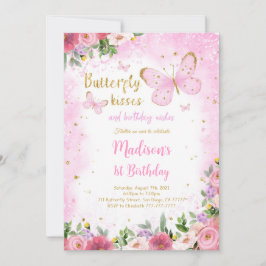 Editable Butterfly Einladung