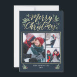 EDITABLE Color Christmas Glow Holiday Foto Card Feiertagskarte<br><div class="desc">Celebrate the season with this modern and stylish holiday card from Berry Berry Sweet. Matching items and more design options are available at our store: www.berryberrysweet.com Background color can be customized online to best match your foto!</div>