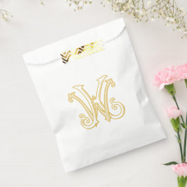 EDITABLE COLOR KW Monogram WK Logo Fevor Bag Geschenktütchen