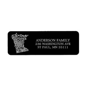 Editable Color MINNESOTA Moving Ankündigung