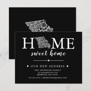 Editable Color MISSOURI Moving Ankündigung