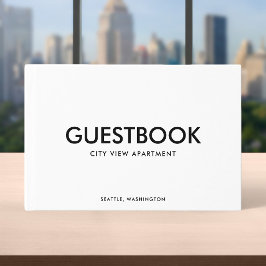 Editable Color Stylish Sans Serif Modernste Gästebuch