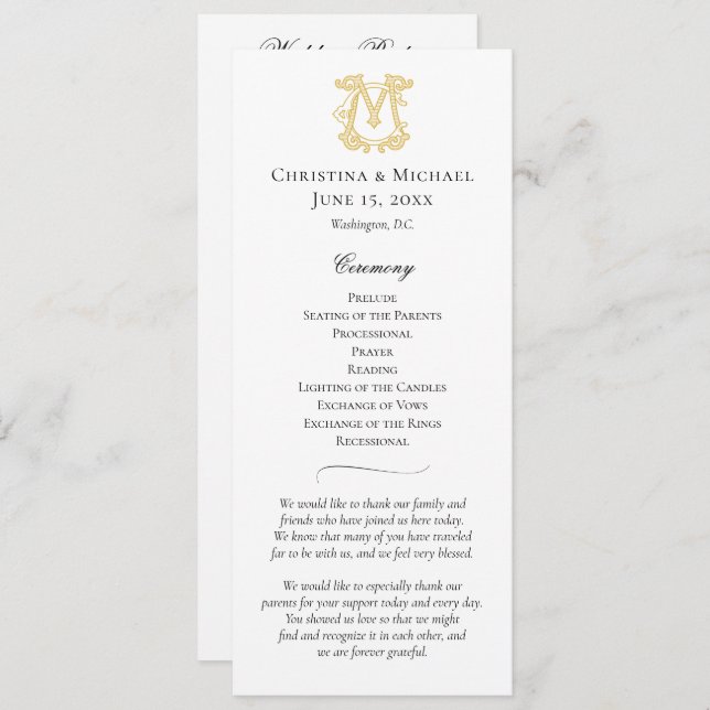 EDITABLE COLORS CM Monogram MC Monogram Program Programm (Vorne/Hinten)