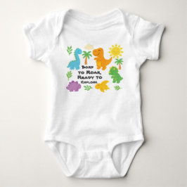 Editable Crayon Style – Dinosaur Roarsome Baby Strampler