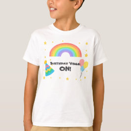 Editable Crayon Style - Rainbow Celebration T-Shirt