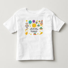 Editable Crayon Style – Trip-Around-the-Sun Kleinkind T-shirt