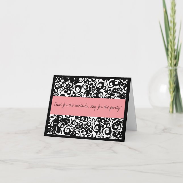 Editable Einladungen des Cocktail-Party (Vorderseite)