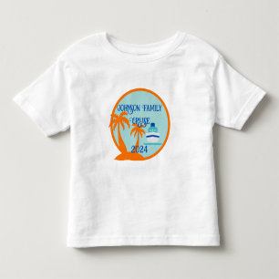 Editable Family Cruise Kleinkind T-shirt